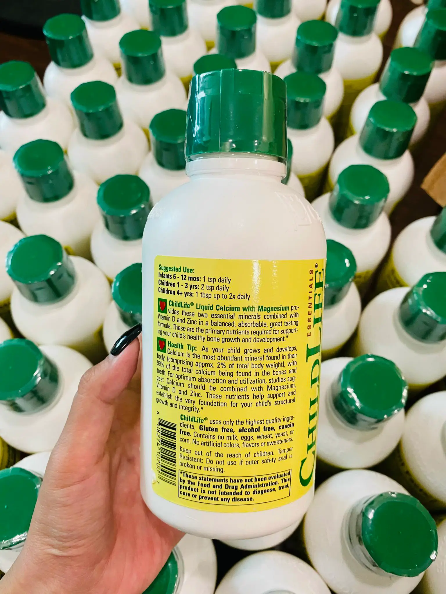 Siro canxi ChildLife Liquid Calcium With Magnesium 473ml của Mỹ Siro canxi ChildLife Liquid Calcium With Magnesium 473ml