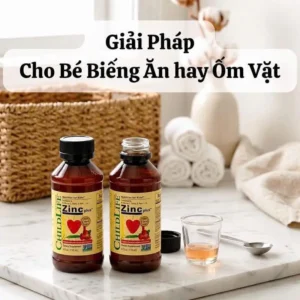 Siro kẽm ChildLife ZinC Plus cho bé từ 6 tháng tuổi vị dâu xoài của Mỹ 118ml