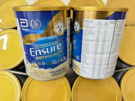 Sữa bột Ensure NutriVigor 850g vị vani của Đức Sữa bột Ensure Nutrivigor Vanilla Powder 850g Đức