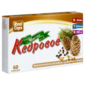 Tinh Dầu Thông Đỏ Của Nga Real Caps Cedar Oil Keopoeoe 60 Viên