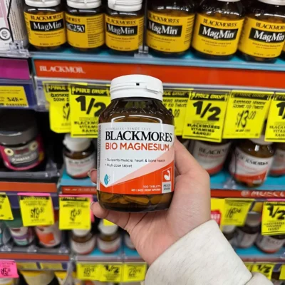 Viên Uống Bổ Sung Magie Hỗ Trợ Cơ Bắp Blackmores Bio Magnesium 100 Viên