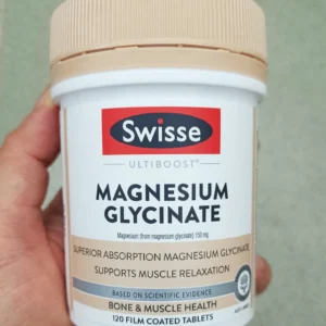 Viên Uống Bổ Sung Magie Hữu Cơ Swisse Ultiboost Magnesium Glycinate Lọ 120 Viên