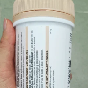 Viên Uống Magie Hữu Cơ Swisse Magnesium Glycinate Lọ 120 Viên của Úc