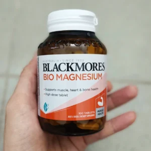 Viên hỗ trợ chức năng cơ bắp Blackmores Bio Magnesium 100 viên của Úc