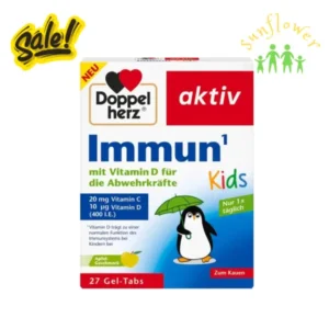 Viên nhai Doppelherz Immun Kids Gel-Tabs 27 viên của Đức