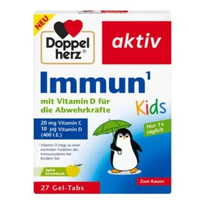 Viên nhai Doppelherz Immun Kids tăng đề kháng cho trẻ em, 27 viên