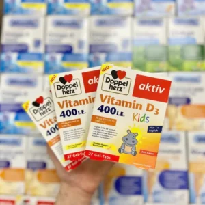 Viên nhai dẻo Doppelherz bổ sung Vitamin D3 400I.E. Kids cho trẻ em