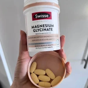 Viên uống magie Swisse Magnesium Glycinate 150mg 120 viên của Úc Viên uống Magie Swisse Ultiboost Magnesium Glycinate ÚC 120 viên