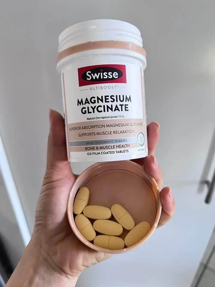 Viên uống magie Swisse Magnesium Glycinate 150mg 120 viên của Úc Viên uống Magie Swisse Ultiboost Magnesium Glycinate ÚC 120 viên
