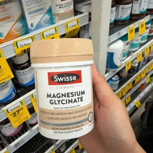 Viên uống magie Swisse Magnesium Glycinate 150mg 120 viên của Úc Viên uống Swisse Ultiboost Magnesium Glycinate 120 viên