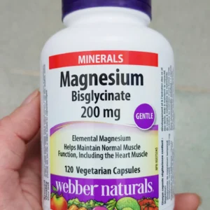 Viên uống Webber Naturals Magnesium Bisglycinate 200mg 120 viên của Canada Viên uống Webber Naturals Magnesium Bisglycinate 200mg, 120 viên