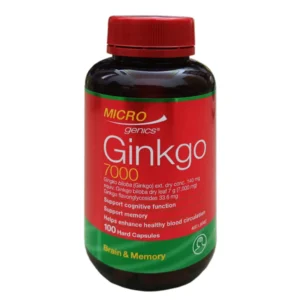 Viên uống bổ não Microgenics Ginkgo 7000 100 viên