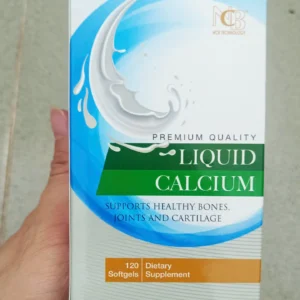 Viên uống Liquid Calcium NCB Nu-Health 120 viên của Mỹ Viên uống bổ sung Canxi Liquid Calcium NCB 120 viên