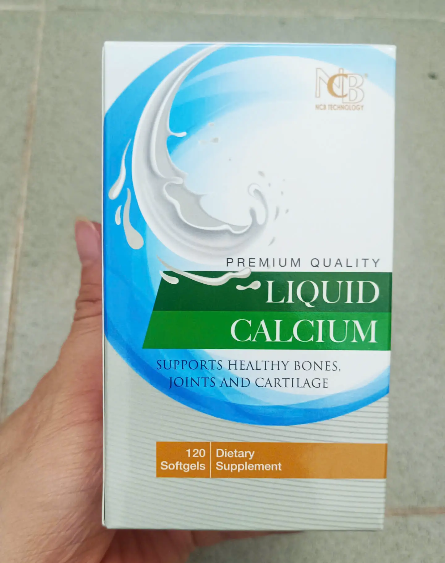 Viên uống Liquid Calcium NCB Nu-Health 120 viên của Mỹ Viên uống bổ sung Canxi Liquid Calcium NCB 120 viên