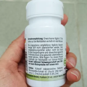 Viên uống cây trinh nữ Herbadirekt Mönchspfeffer 100mg 120 viên của Đức