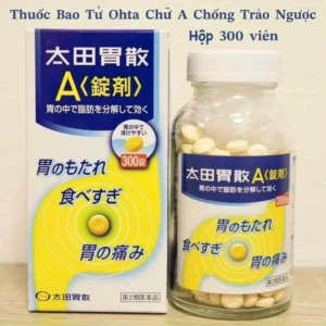 Viên uống giảm đau viêm dạ dày OHTA Chữ A 300 viên