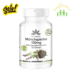 Viên uống nội tiết tố Warnke Monchspfeffer 100mg 120 viên của Đức