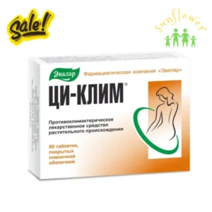 Viên uống tiết tố Evalar Qi-Klim 20mg 60 viên của Nga
