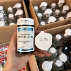 Viên uống trắng da Therascience Physiomance Glutathione 150mg hộp 30 viên của Pháp