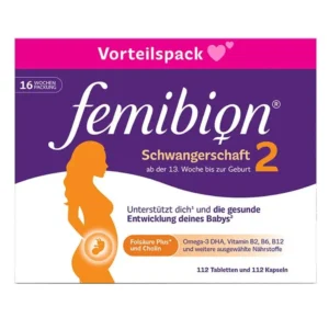Vitamin tổng hợp cho bà bầu FEMIBION 2 Schwangerschaft - cho bà bầu từ tuần 13, 16 tuần