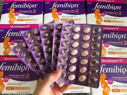 Vitamin tổng hợp cho bà bầu FEMIBION 2 Schwangerschaft - cho bà bầu từ tuần 13, dùng trong 16 tuần (2x112 viên)