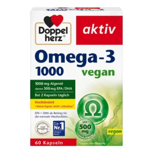 Algenöl-Kapseln Omega-3 1000 vegan Doppelherz 60 viên