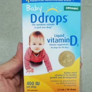 Baby Ddrops Liquid Vitamin D3 400UI 90 giọt của Canada