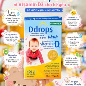Baby drops Vitamin D nhỏ giọt của Canada