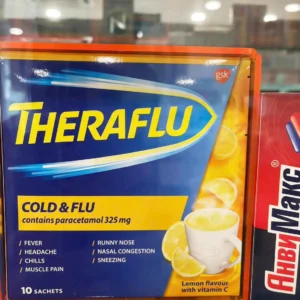 Bột pha uống Theraflu cảm cúm 10 gói của Nga