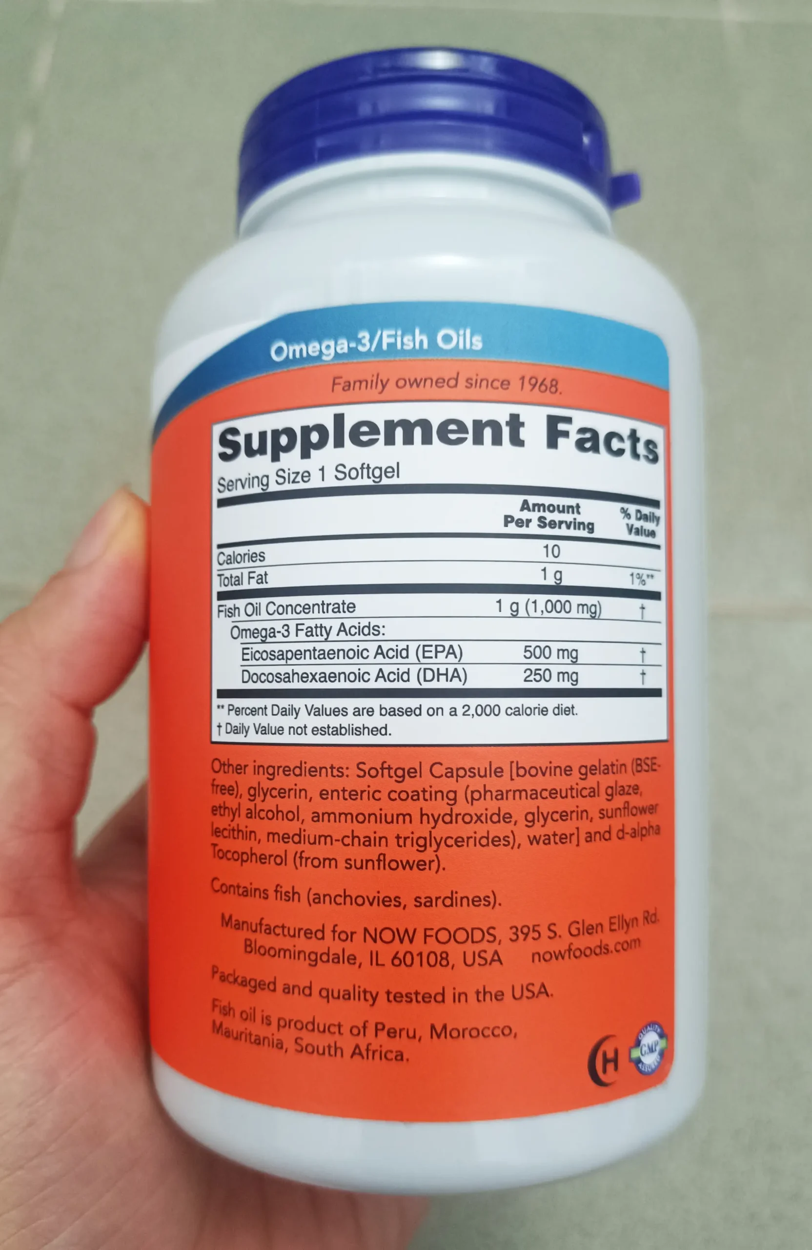 Viên uống dầu cá NOW Ultra Omega-3 Fish Oil 180 viên của Mỹ Dầu cá Ultra Omega-3 Fish Oil Now Foods USA 180 viên