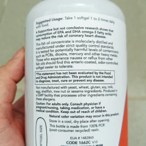 Viên uống dầu cá NOW Ultra Omega-3 Fish Oil 180 viên của Mỹ Dầu cá Ultra Omega-3 Fish Oil Now Foods của Mỹ