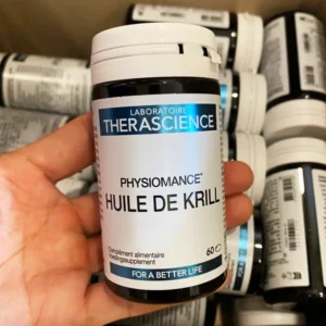 Dầu nhuyễn thể Physiomance Huile De Krill Therascience 60 viên của Pháp Dầu cá nhuyễn thể omega 3 Physiomance huile de krill 60 viên