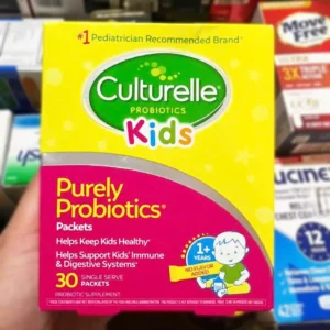 Hộp men bột uống Culturelle Kids Daily Probiotic 30 gói