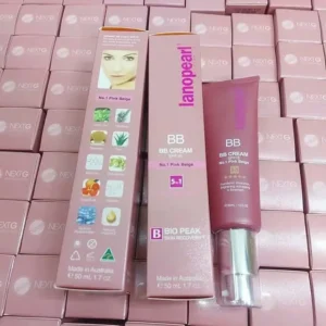 Kem nền Lanopearl BB Cream SPF15 No.1 Pink Beige 50ml của Úc Kem che khuyết điểm đa năng Lanopearl Bb Cream Spf 15 5in1 50ml
