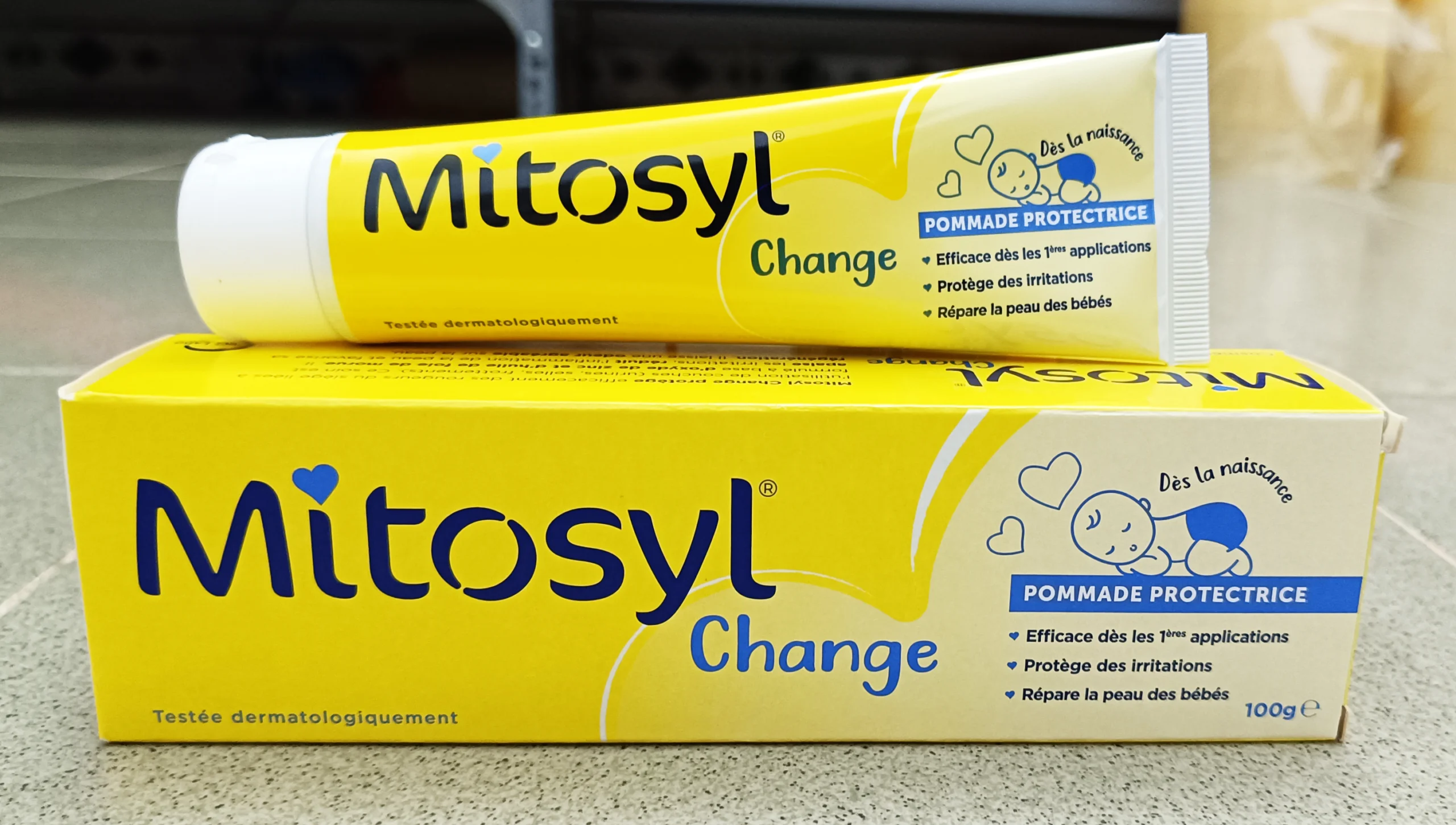 Kem hăm Mitosyl Change 100g của Pháp Kem mỡ ngừa hăm tã Mitosyl Change Pháp