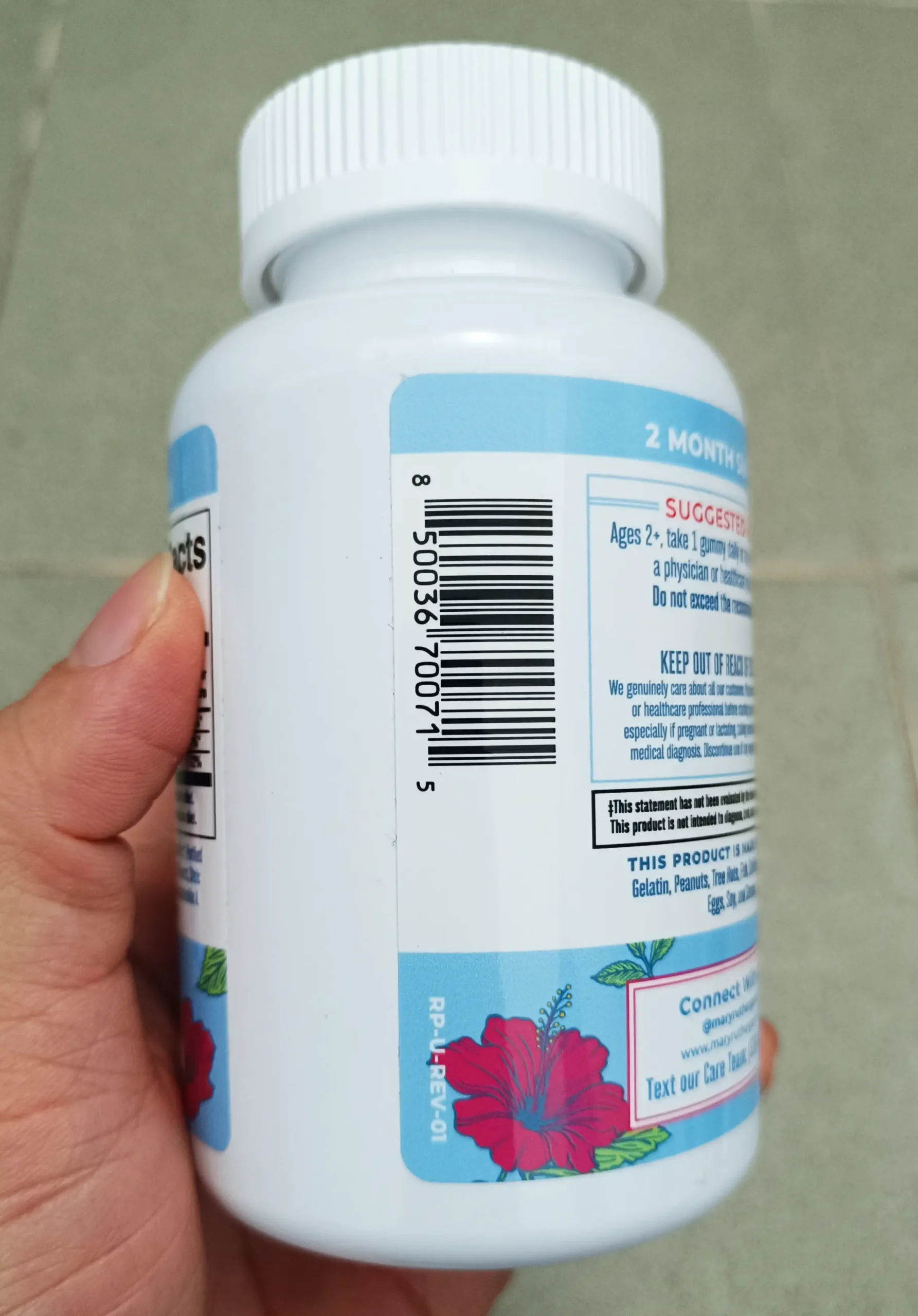 Kẹo dẻo magie Mary Ruth's Magnesium Calm Gummies 60 viên của Mỹ Kẹo dẻo magie Mary Ruth's Kids Magnesium Calm 60 Gummies của Mỹ
