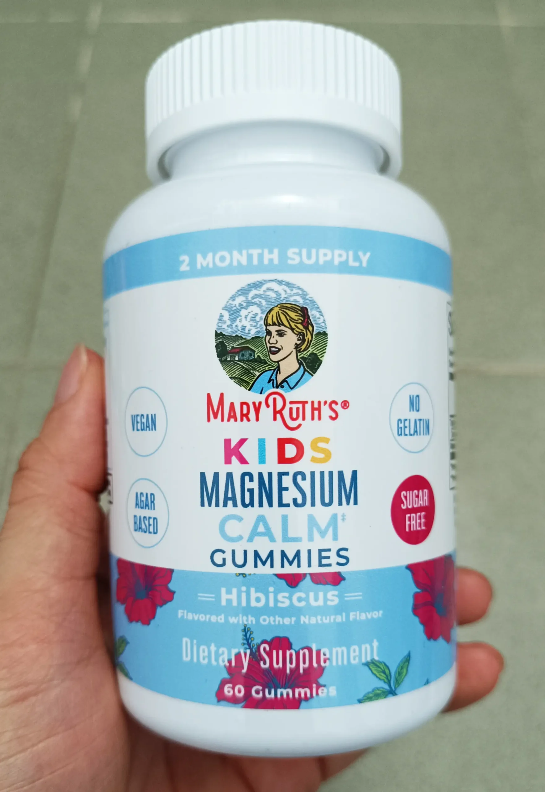 Kẹo dẻo magie Mary Ruth's Magnesium Calm Gummies 60 viên của Mỹ Kẹo dẻo magie Mary Ruth's Kids Magnesium Calm Gummies 60 viên