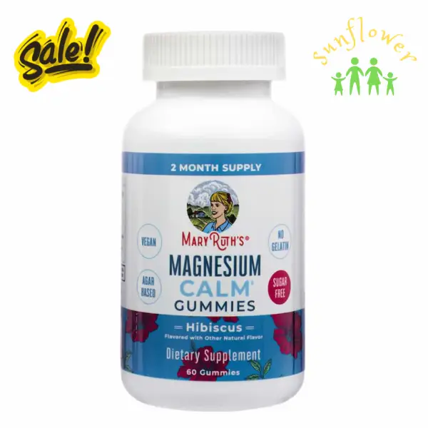 Kẹo dẻo magie Mary Ruth's Magnesium Calm Gummies 60 viên của Mỹ Kẹo dẻo magie Mary Ruth's Magnesium Calm Gummies 60 viên của Mỹ