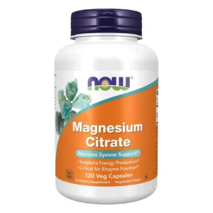 Magie thuần chay Now Magnesium Citrate 120 viên