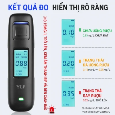 Máy đo nồng độ cồn Nhật Bản YLP Alcohol Tester