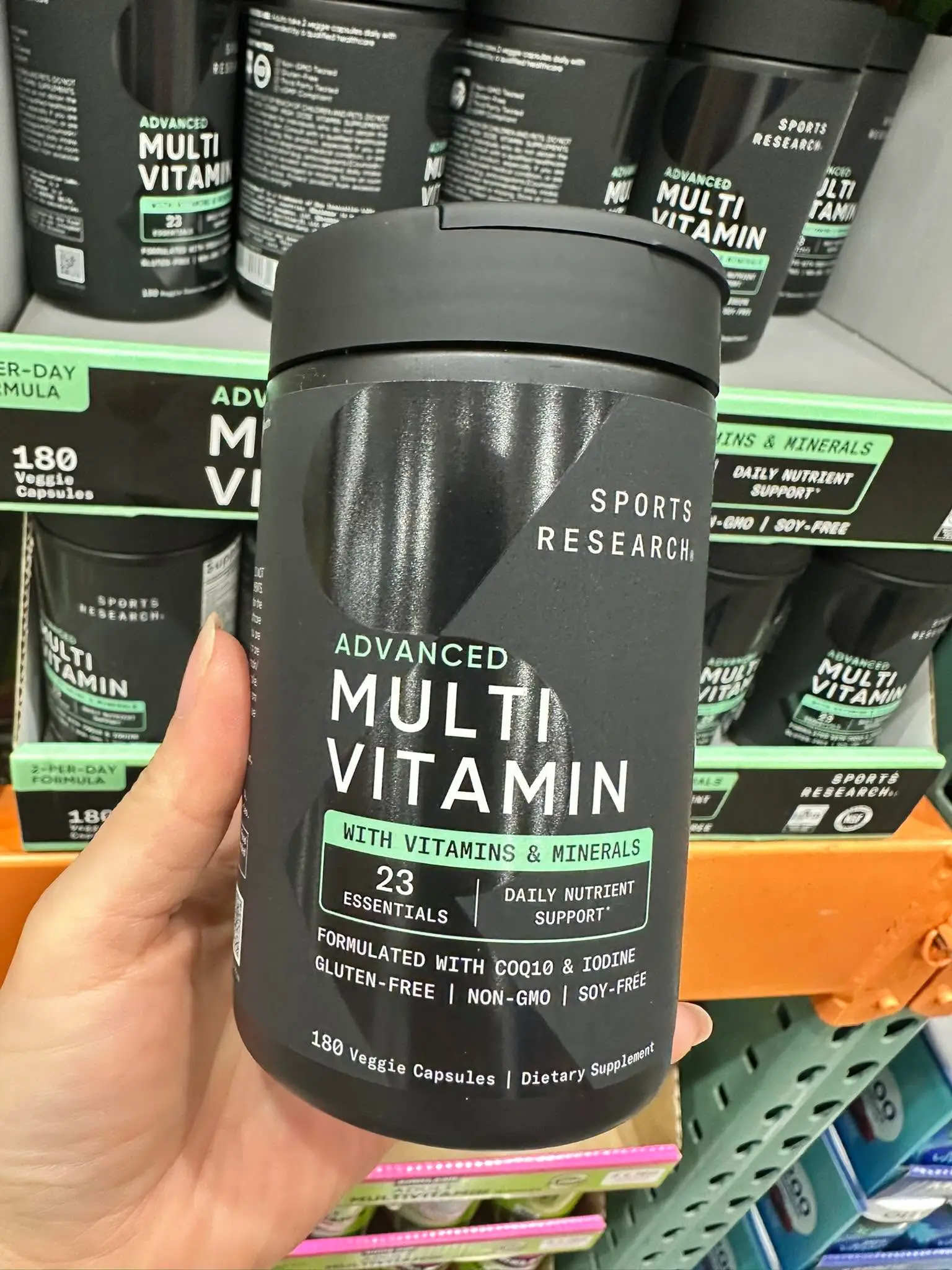 Vitamin tổng hợp Sports Research Multivitamin 180 viên của Mỹ Multi vitamin SPORT RESEARCH ADVANCED MULTIVITAMIN 180 viên