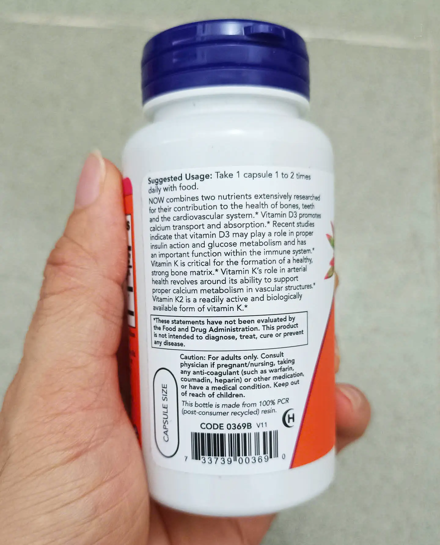 Viên uống Vitamin D3 K2 NOW 120 viên của Mỹ Now Vitamin D3 K2 1000 IU 120 Viên Chính Hãng Của Mỹ