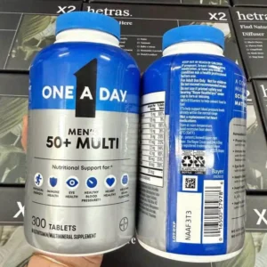 One A Day Men 50+ 300 viên0 uống MultiVitamin bổ sung sức khỏe cho nam trên 50 tuổi của Mỹ