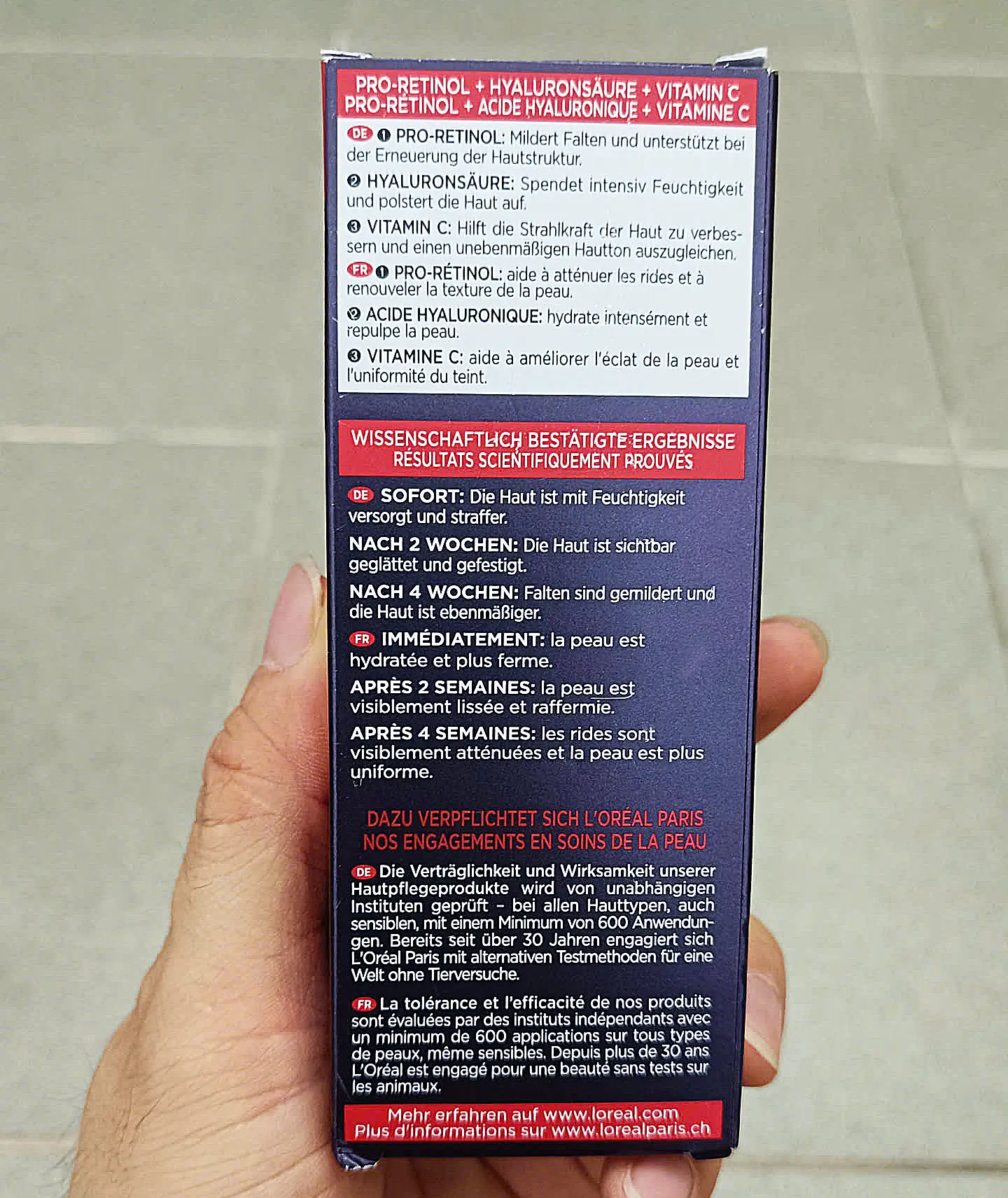 Serum chống lão hóa L’Oréal Revitalift Laser 30ml của Đức Serum L’Oréal Paris Revitalift Laser Dreifach-Power Anti-Age Fluid 30ml của Đức