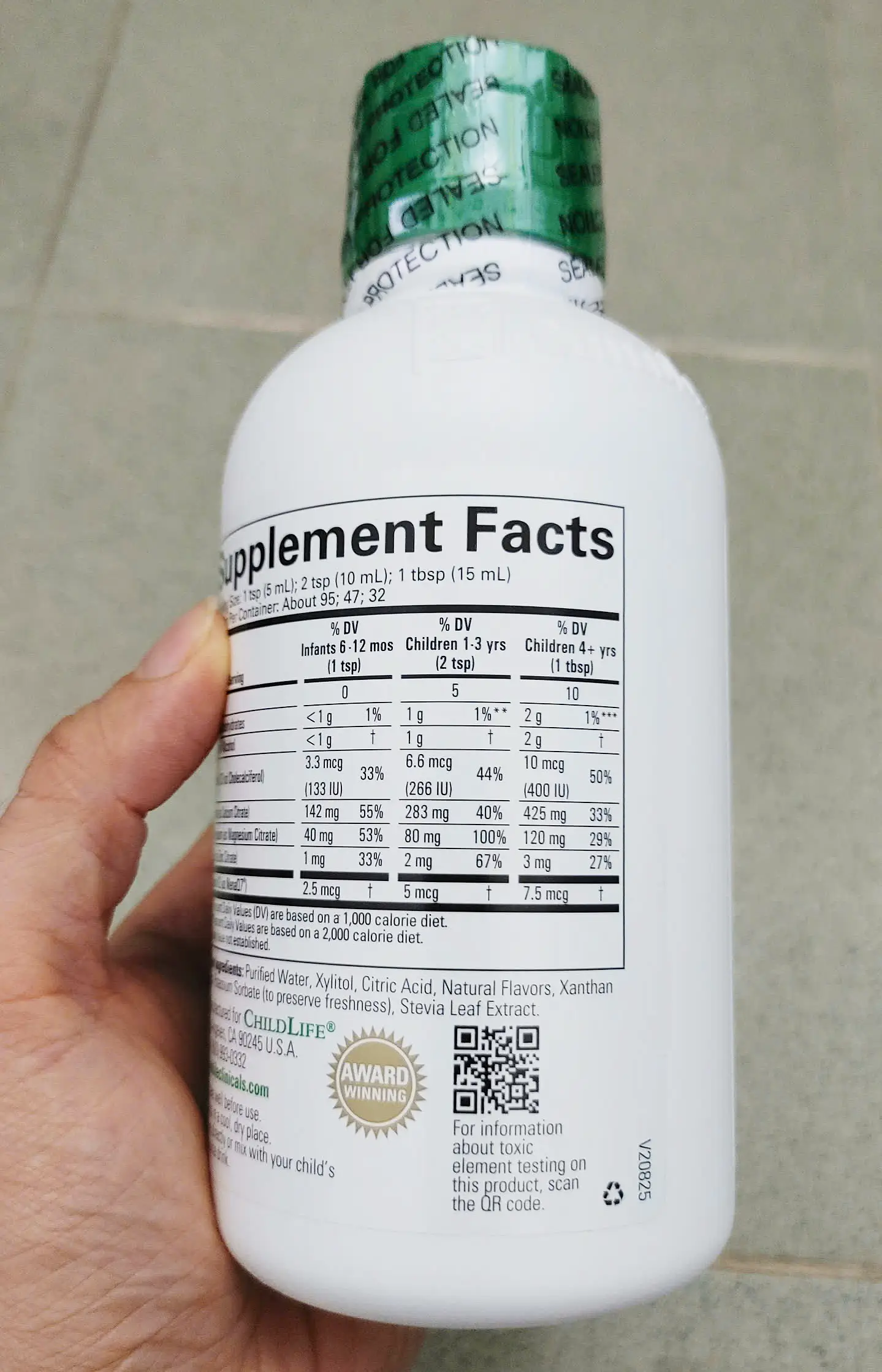Siro tăng chiều cao ChildLife Clinicals Bone Health 473ml của Mỹ Siro ChildLife Clinicals Bone Health 473ml
