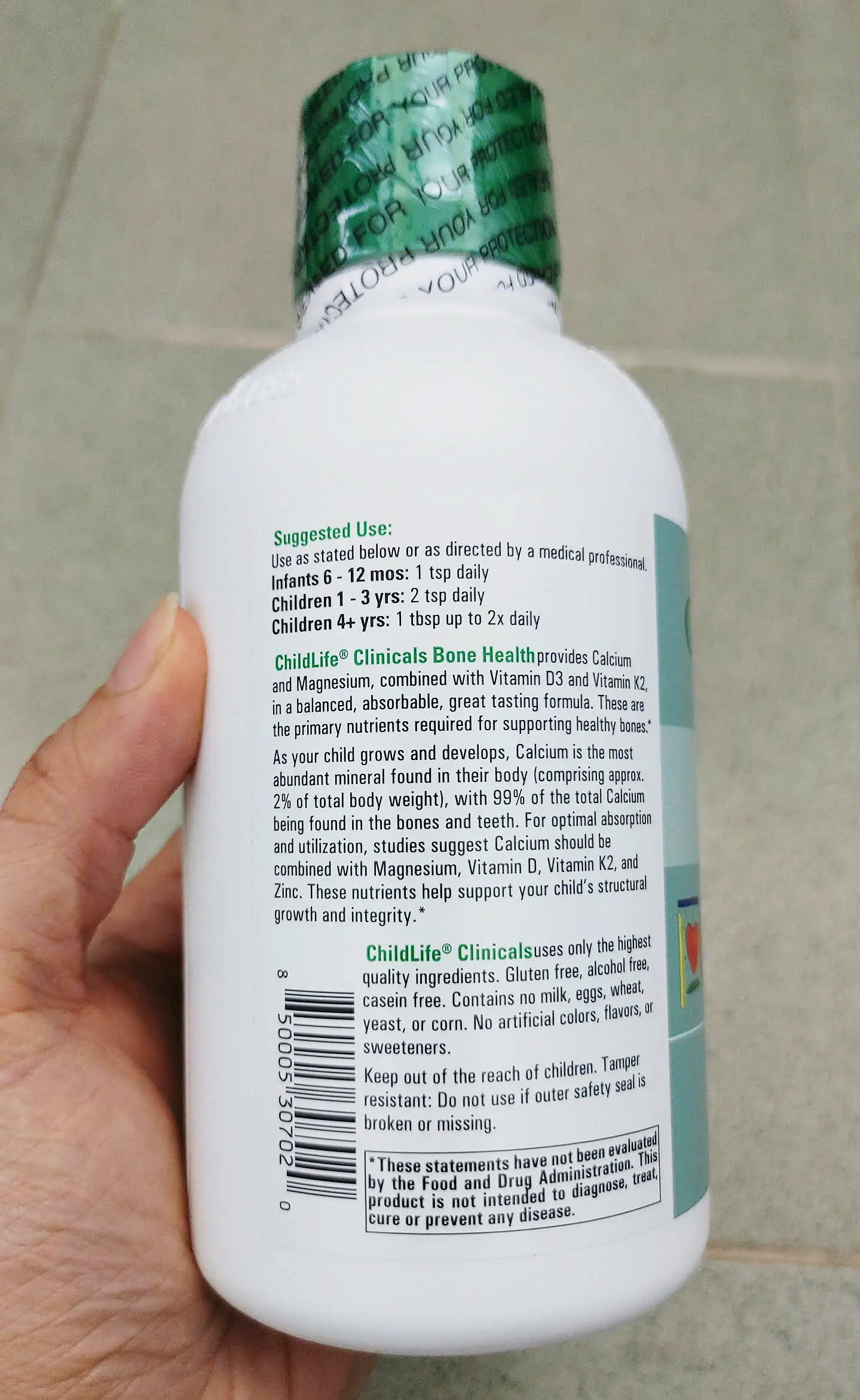 Siro tăng chiều cao ChildLife Clinicals Bone Health 473ml của Mỹ Siro ChildLife Clinicals Bone Health 473ml Mỹ