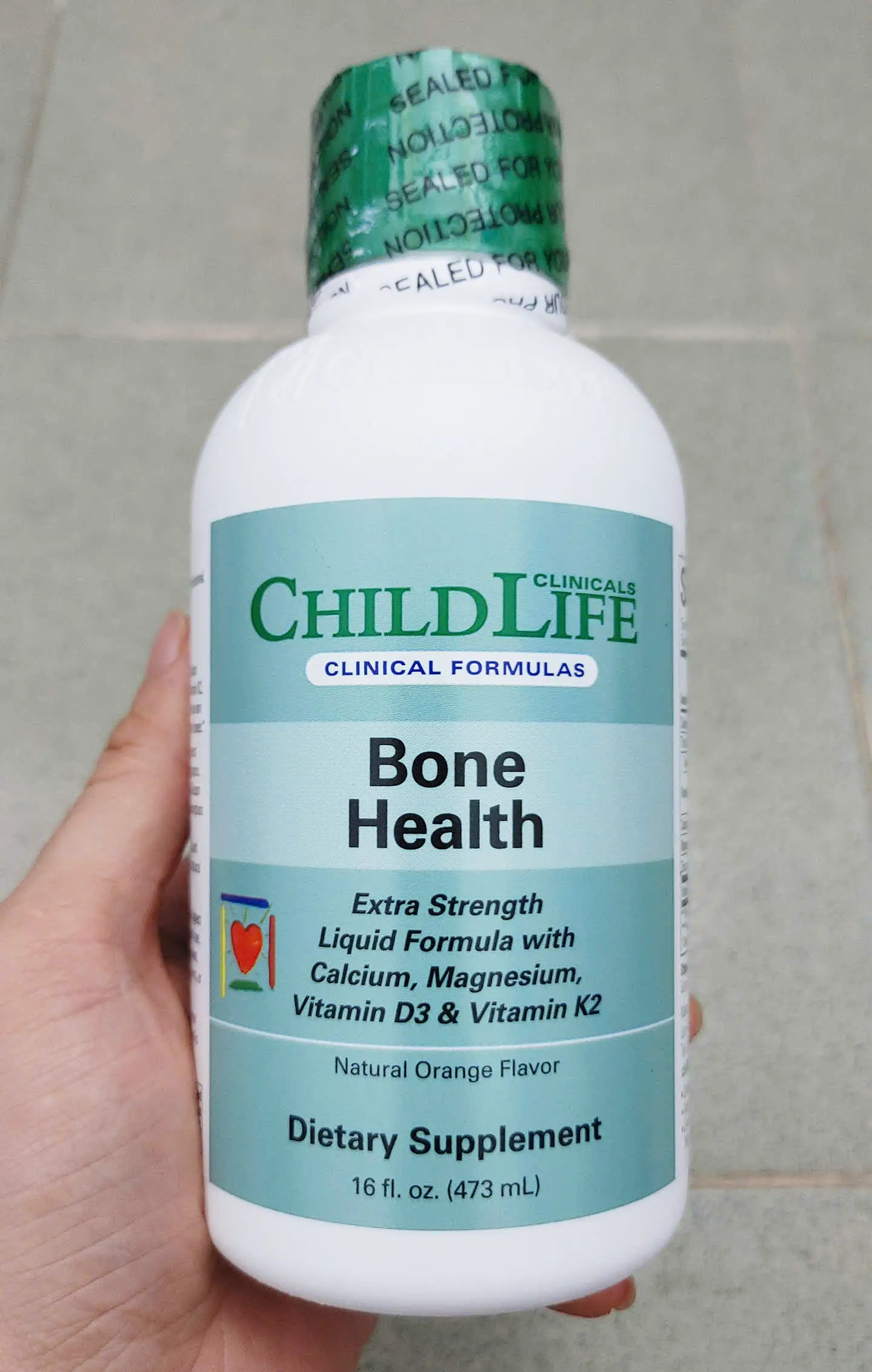 Siro tăng chiều cao ChildLife Clinicals Bone Health 473ml của Mỹ Siro ChildLife Clinicals Bone Health 473ml của Mỹ