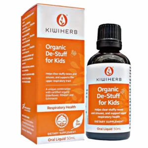 Siro Hữu Cơ Kiwiherb Organic De-Stuff For Kid Điều Trị Sổ Mũi, Nghẹt Mũi 50ml