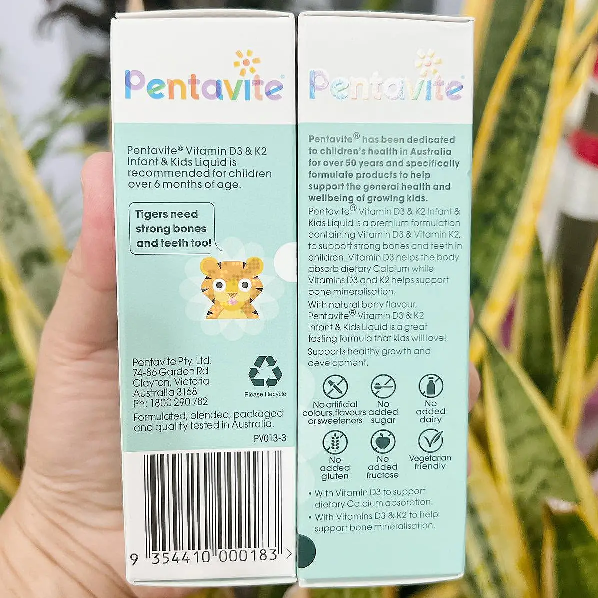 Siro Pentavite Vitamin D3 K2 Kids Liquid 30ml của Úc Siro Pentavite Vitamin D3 & K2 lỏng cho bé Infant & Kids Liquid 30ml của Úc