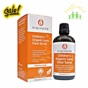 Siro bổ phổi Kiwiherb Children's Organic Lung Clear Syrup 100ml của New Zealand